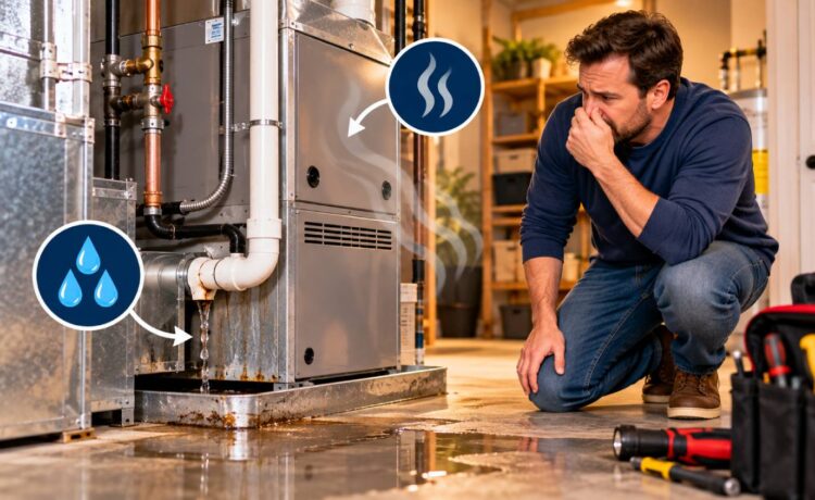 heating system leaks